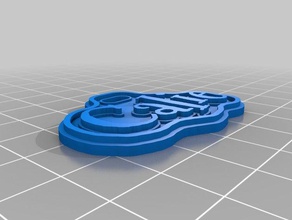 gift tag calie signs logos customized 3d print model - Mito3D