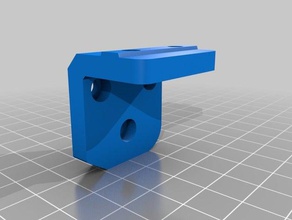 b-struder vertical plate mount compact version 3d printer parts 3d print model - Mito3D