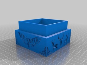 hannibal box containers antlers fandom jewelery lid memorabilia quote trinket 3d print model - Mito3D