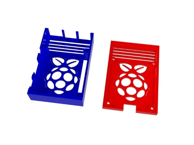 lampone 3b+ caso l'elettronica di telefono raspberry pi 3 3b rpi 3D print model - Mito3D