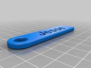 jesse2 chave de cadeia os acessórios personalizado 3d print model - Mito3D