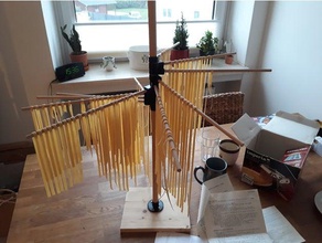 rock solid pasta dryer extra stabiler nudeltrockner kitchen dining drying noodle noodles over engineered 3d print model - Mito3D