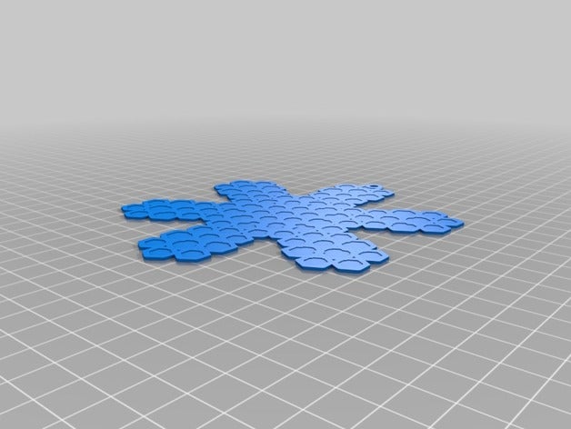 lauren agabegis snowflake interactive art customized 3D print model - Mito3D