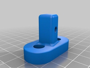 abgewinkelte 2040 bowden tube Halter 3d Drucker Teile filament-guide filament-Halter makerbotdigitizer Macher-muse 3d print model - Mito3D