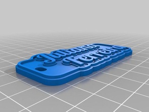 llavero juliana llaveros personalizado 3d print model - Mito3D
