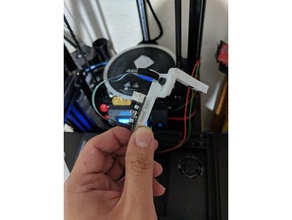anycubic piezo probe magnetic mount 3d printer accessories delta kossel plus zprobe zprobemount holder 3d print model - Mito3D