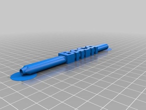 mi personalizados bic palabra lápiz oficina 3d print model - Mito3D