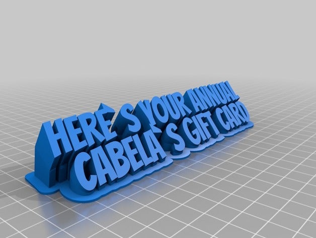 heres ur gifcurd ofis özelleştirilmiş 3D print model - Mito3D