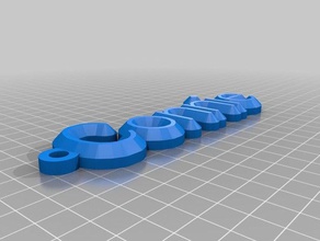 connie keychain organization customized 3d print model - Mito3D