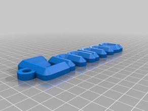 emma keychain organization customized 3d print model - Mito3D
