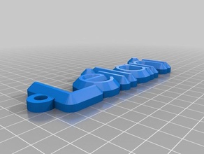 leilani keychain organization customized 3d print model - Mito3D