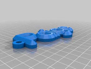 paige keychain organization customized 3d print model - Mito3D