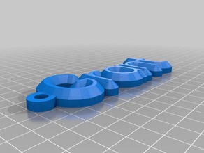 grant keychain organization customized 3d print model - Mito3D