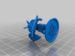 paladin minifig hobby 3d print model - Mito3D