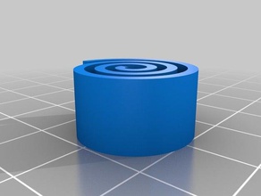 spirale-gap andthickness 15 3 d de l'impression les tests personnalisé 3d print model - Mito3D