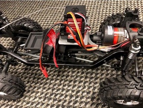 redcat gen 8 v2 escreceiver mount taşındı rc araç rockcrawler izci 3d print model - Mito3D
