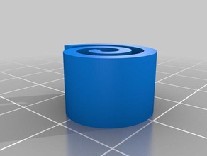 spirale-gap andthickness 2 20 3 d de l'impression les tests personnalisé 3d print model - Mito3D