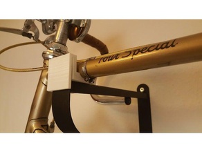 bicicleta de montaje pared ikea rack los hogares suministros 3d print model - Mito3D