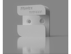 support mural alfawise win660 pièces 3d print model - Mito3D