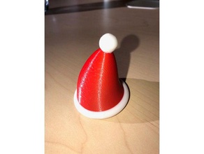santa hat 3d printing christmas holiday 3d print model - Mito3D
