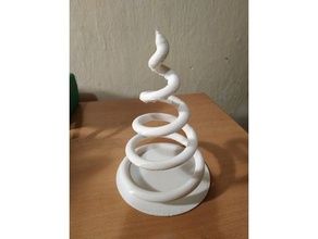 imkansız Noel ağacı ev zor nosupport iş ortamına uygun olmayan çıkıntı beyaz 3d print model - Mito3D
