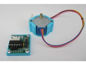motor de passo driver placa montagem 28byj-48 eletrônica arduino 3d print model - Mito3D