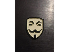 anonymous logo signs logos 3d print model - Mito3D