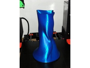 vase urn v2 Haushalt Blumen-vase Spirale spiral twisted Vasen vase-Modus 3d print model - Mito3D