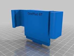oneplus 6t stock caso personalizzabili universal dock di ricarica mobile telefono 3d print model - Mito3D