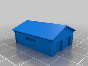 Gebäude 6mm Strukturen modern wargame Gelände 3d print model - Mito3D