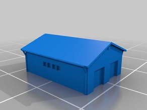 Gebäude 3mm Strukturen modern wargame Gelände 3d print model - Mito3D