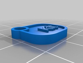 kit tag keychains customized 3d print model - Mito3D