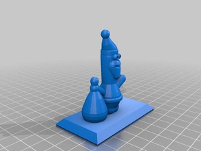 benim santa claus2 özelleştirilmiş heykeller 3d print model - Mito3D