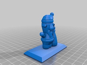 meu personalizados santa claus3 esculturas 3d print model - Mito3D