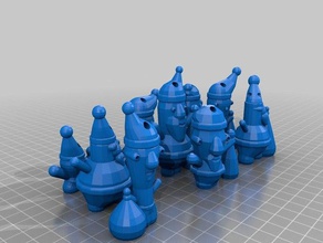 il mio personalizzate 9 babbo natale casuale anche sculture 3d print model - Mito3D