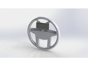 steering wheel video-assist diy iphone 6 mount 3d print model - Mito3D