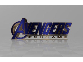 avengers endgame başlık 3d baskı 3d print model - Mito3D