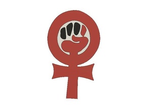 socialist feminist symbols signs logos feminism ideology political politics socialism 3d print model - Mito3D
