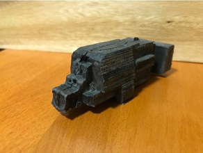 destroyer vehicles ship spaceship unknown entity 3d print model - Mito3D
