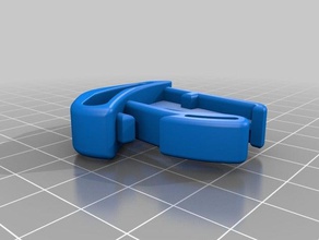 brio stroller buckle replacement parts 3d print model - Mito3D