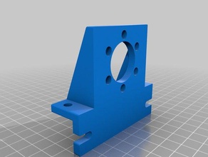 hypercube evolution nut bracket ebfm t10x2 3d printer parts 3d print model - Mito3D