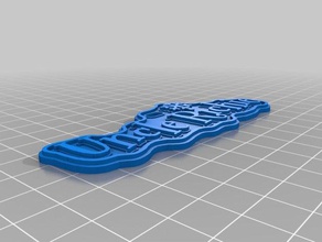 uncle richie guift tag signs logos customized 3d print model - Mito3D