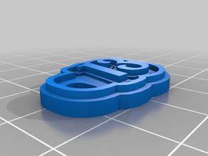 mi personalizados multilínea tag llavero llaveros 3d print model - Mito3D