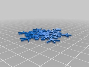 tyresesnowflake etkileşimli sanat özelleştirilmiş 3d print model - Mito3D