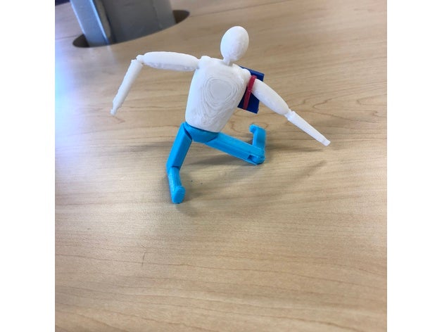 manichino persone figura di azione 3D print model - Mito3D