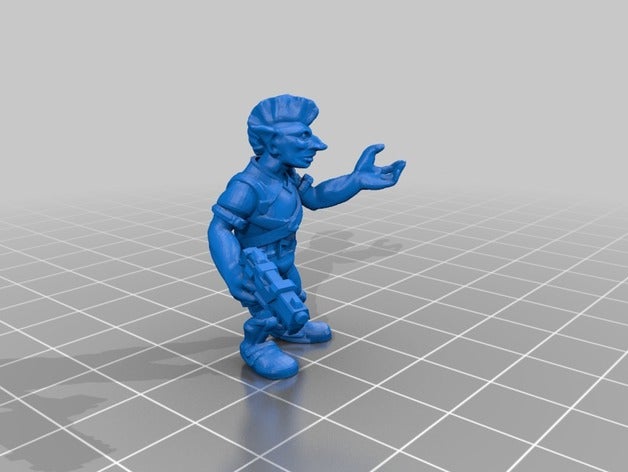 space goblin creatures miniature starfinder tabletop 3D print model - Mito3D