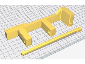 1 pollice nastro dispenser strumenti garage organizzazione di archiviazione strumento 3d print model - Mito3D