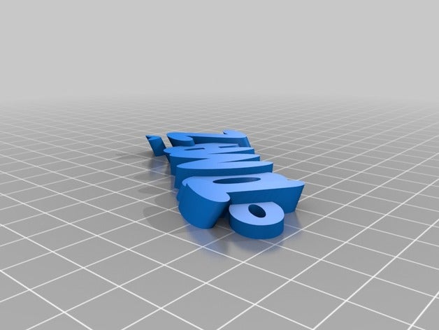 toma Schlüsselanhänger angepasst 3D print model - Mito3D