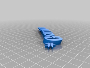 guzmannew keychains customized 3d print model - Mito3D