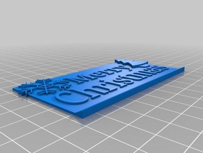 christmas card 3d printing 3d print model - Mito3D